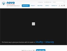 Tablet Screenshot of novoitindia.com